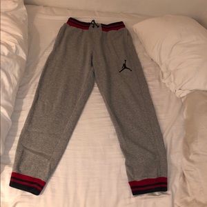Grey Size L Jordan sweatpants